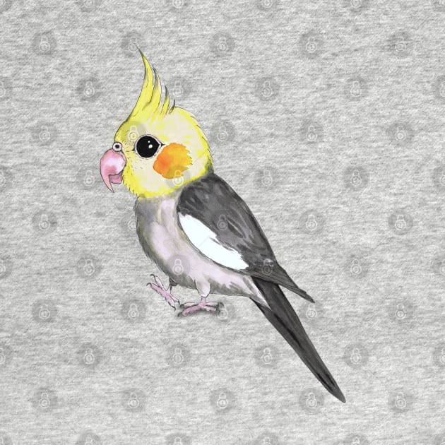 Very cute cockatiel by Bwiselizzy